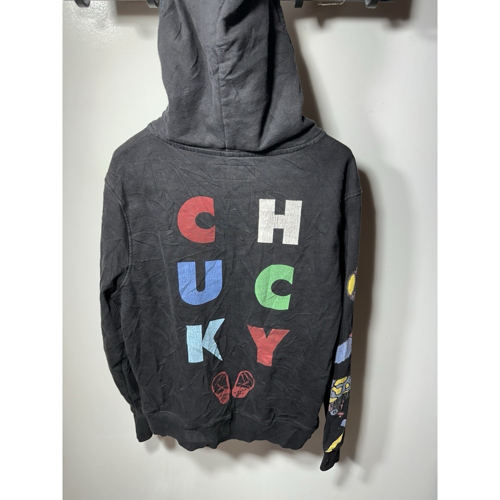 DeKryptic Chucky Graphic Full Zip Hoodie Mens  Size L
